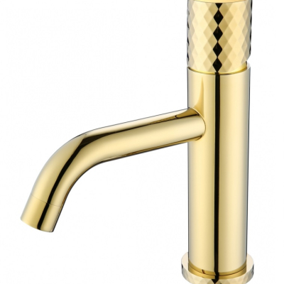 Смеситель Boheme Stick 121-GG для раковины, gold diamond gold