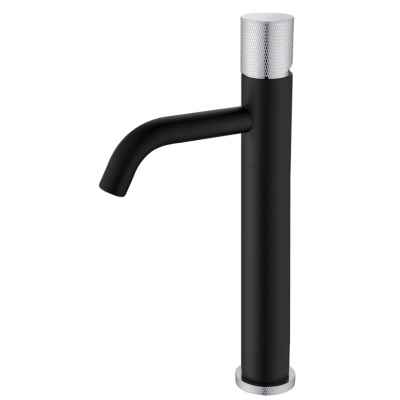 Смеситель Boheme Stick 122-BCR.2 для раковины, black touch chrome