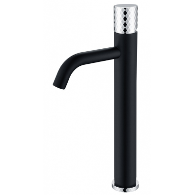 Смеситель Boheme Stick 122-BCR для раковины, black diamond chrome