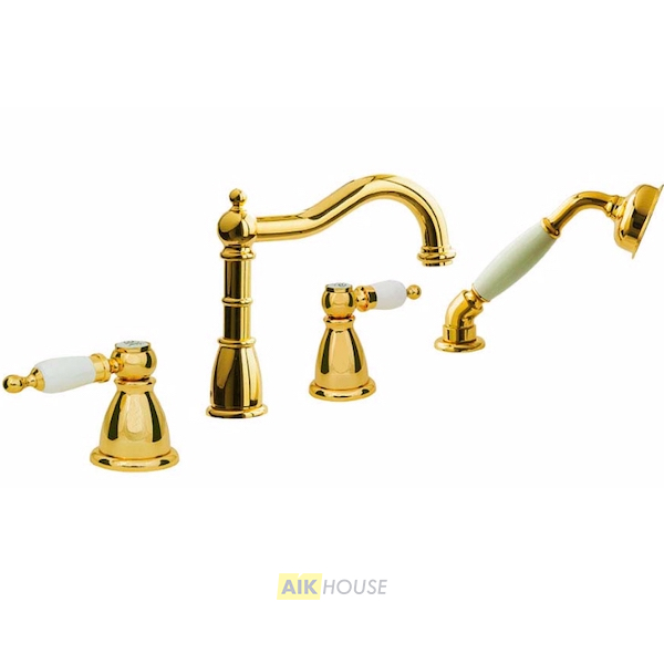 Смеситель Boheme Oro 395 на борт ванны