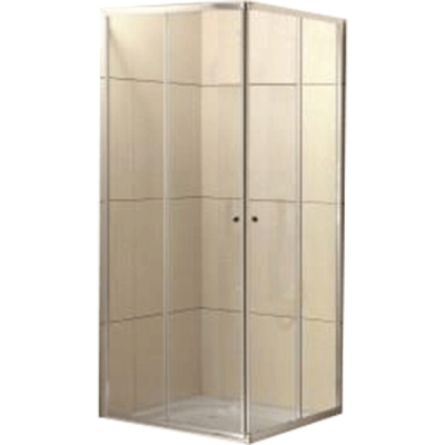 Душевой уголок BelBagno Uno-195 AH 2 100/80 C Cr стекло прозрачное