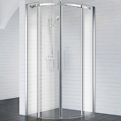 Душевой уголок BelBagno Acqua R-2-100-C-Cr профиль хром