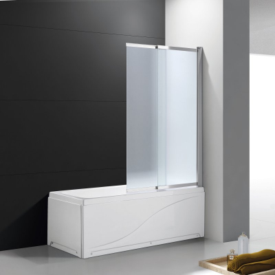 Шторка на ванну Cezares Slider VF-11-100/150-C-Cr стекло прозрачное