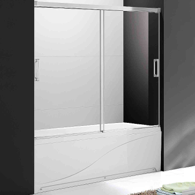 Шторка на ванну Cezares Tandem Soft VF 2 160/145 C Cr IV стекло прозрачное
