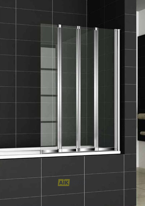 Шторка на ванну Cezares Pratico V4 100/140 C Cr