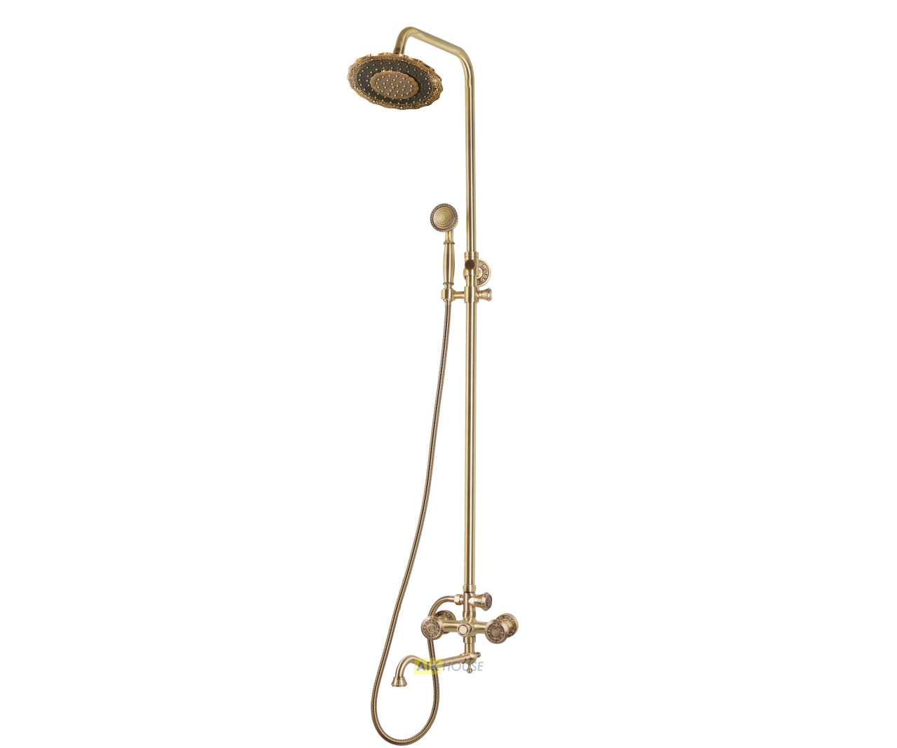 Душевая стойка Bronze De Luxe Royal 10121DDF