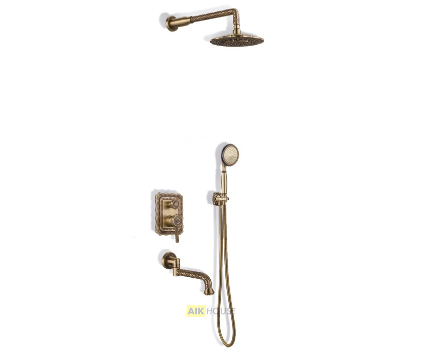 Душевая стойка Bronze De Luxe Royal Windsor 10137DF