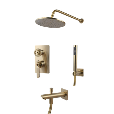 Душевая стойка Bronze De Luxe Royal 1760'S LOFT 6630CG золото матовый