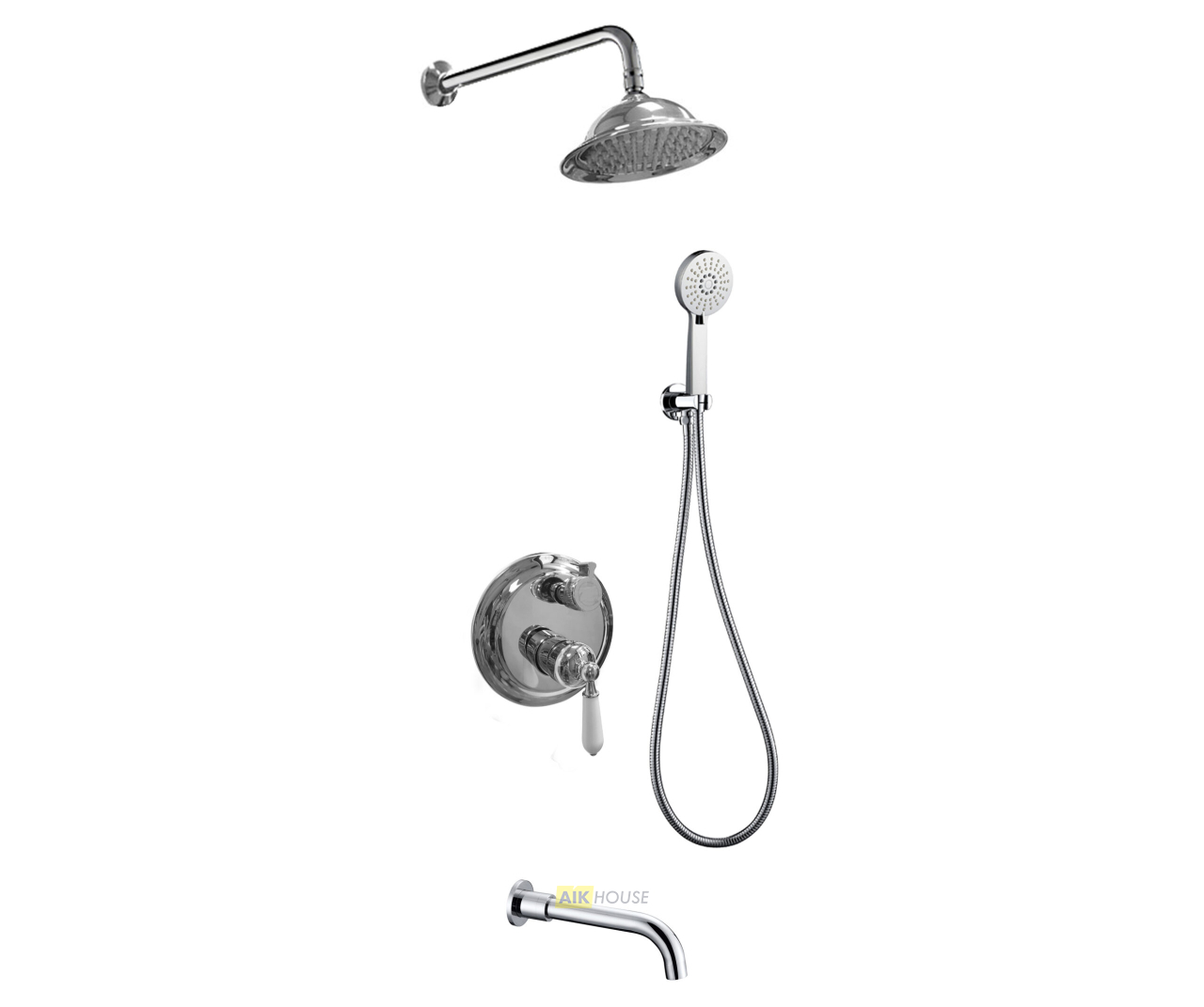 Душевой гарнитур Bronze De Luxe PERSE NT9055-OR-3