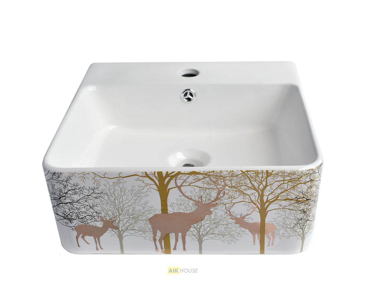 Накладная раковина-чаша Bronze de luxe Golden Deer