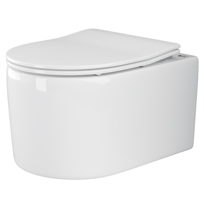 Унитаз подвесной Ceramica Nova Moments CN3003 с микролифтом, безободковый