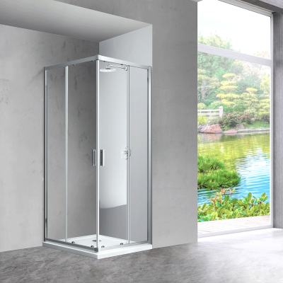 Душевой уголок Scala VSS-2SC900CL, 900*900, хром, стекло прозрачное