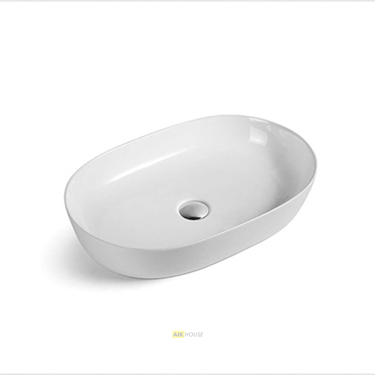 Раковина керамическая Vincea VBS-113, 600*400*135, накладная, цвет белый