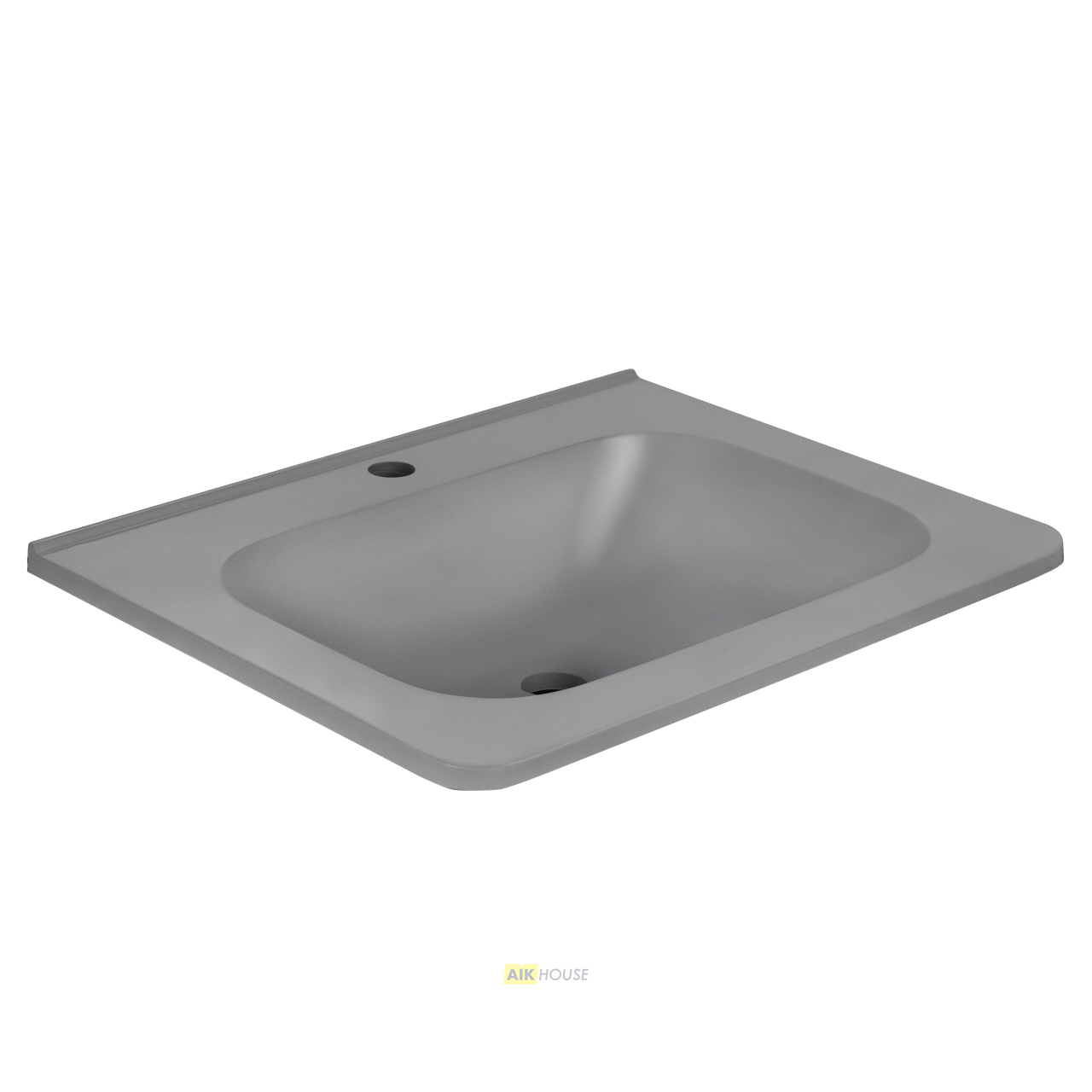 Раковина VCB-2VP600G из кварцевого камня, цвет серый