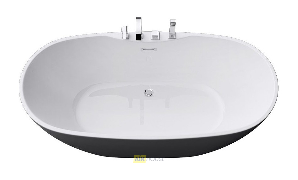 Акриловая ванна ARTMAX AM-605-1700-790 отдельностоящая со сливом-переливом