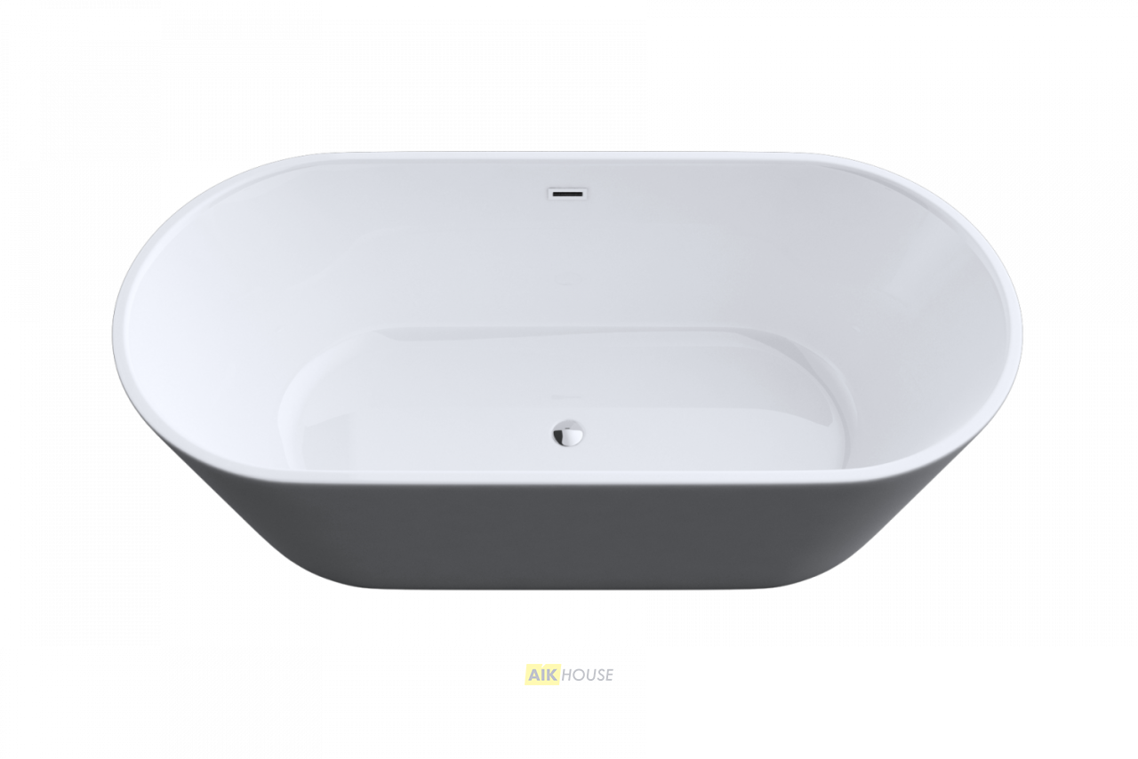 Акриловая ванна ARTMAX AM-520-1695-795 отдельно стоящая со сливом-переливом