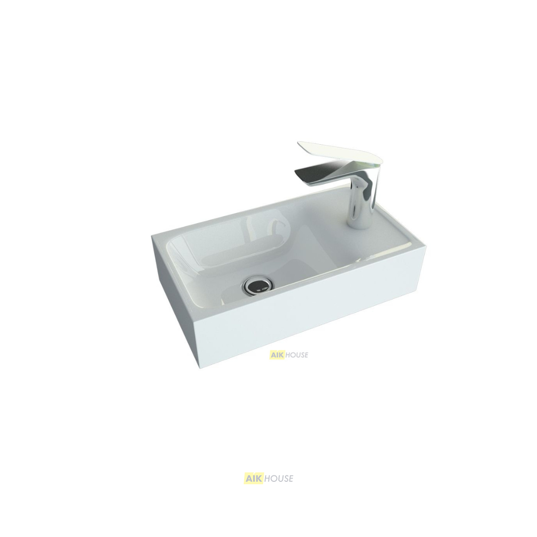 Раковина из искусственного мрамора ART&MAX AM-LAV-400-MR-Mini