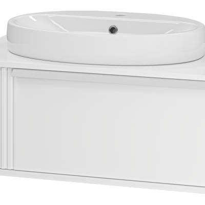 Тумба под раковину Brevita Savoy 80 белый SAV-09080-0101Я