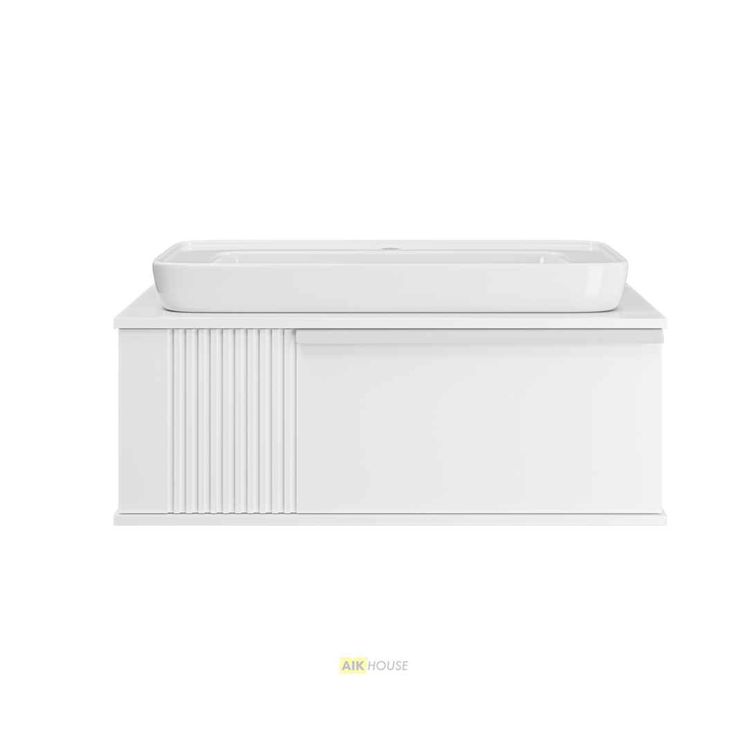 Тумба под раковину Brevita Savoy 90 белый SAV-09090-0101Я