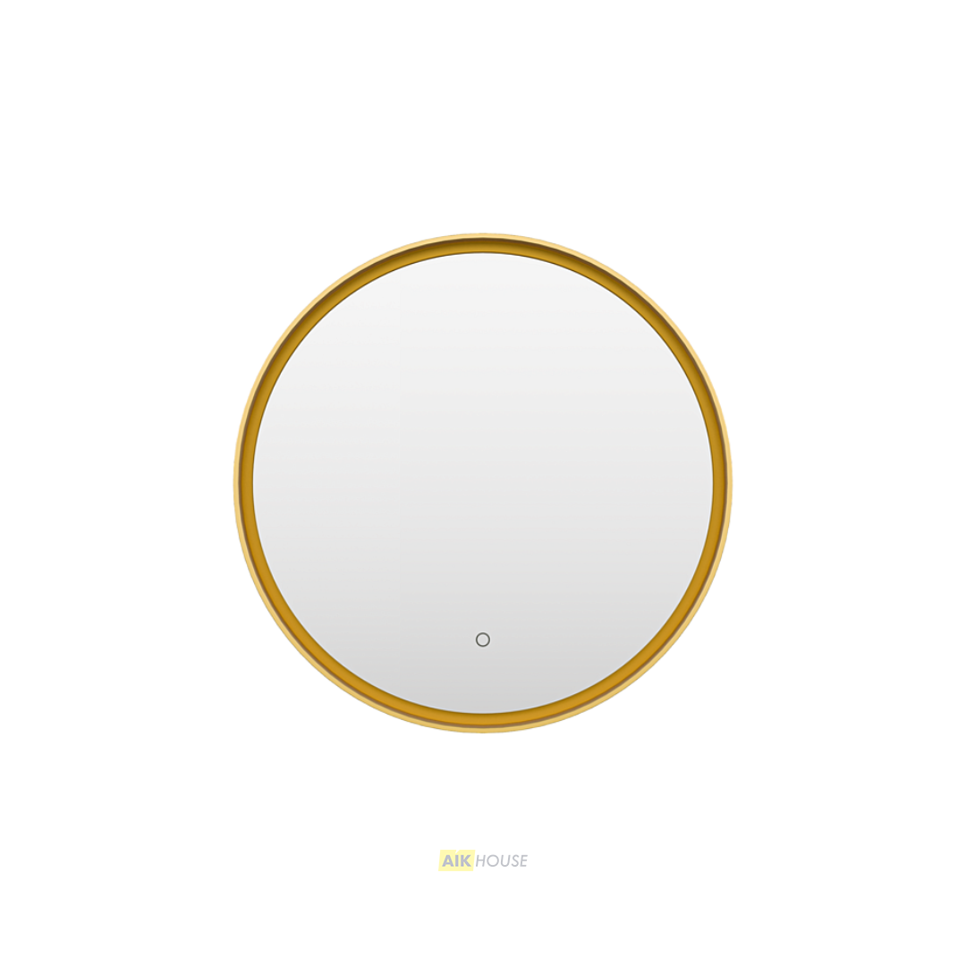 Зеркало Brevita Pluto 60 золото PLU-Nim6-060-gold