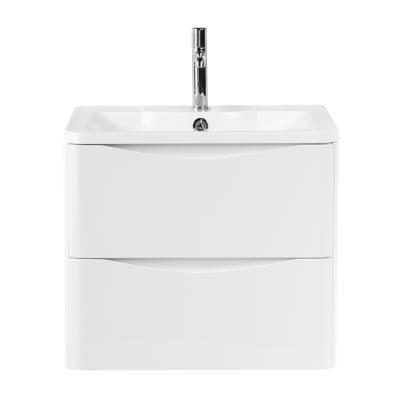 Тумба с раковиной подвесная BelBagno ACQUA 70 Bianco Lucido, раковина белая