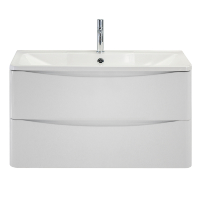 Тумба с раковиной подвесная  BelBagno ACQUA 90 Bianco Lucido, раковина белая
