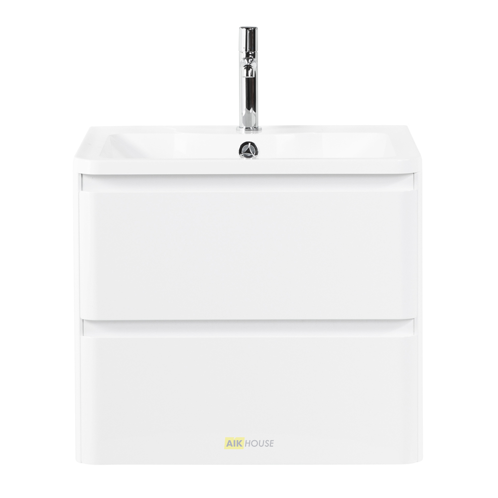 Тумба с раковиной подвесная BelBagno ALBANO 70 Bianco Lucido, раковина белая
