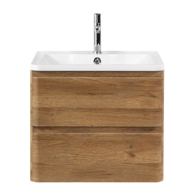 Тумба с раковиной подвесная BelBagno ALBANO 70 Rovere Rustico, раковина белая