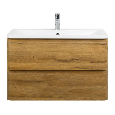 Тумба с раковиной подвесная BelBagno ALBANO 90 Rovere Rustico, раковина белая