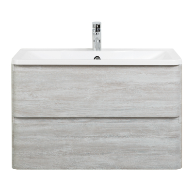 Тумба с раковиной подвесная BelBagno ALBANO 90 Rovere Vintage Bianco, раковина белая