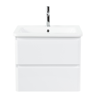 Тумба с раковиной подвесная  BelBagno ALBANO-CER 60 Bianco Lucido, раковина белая
