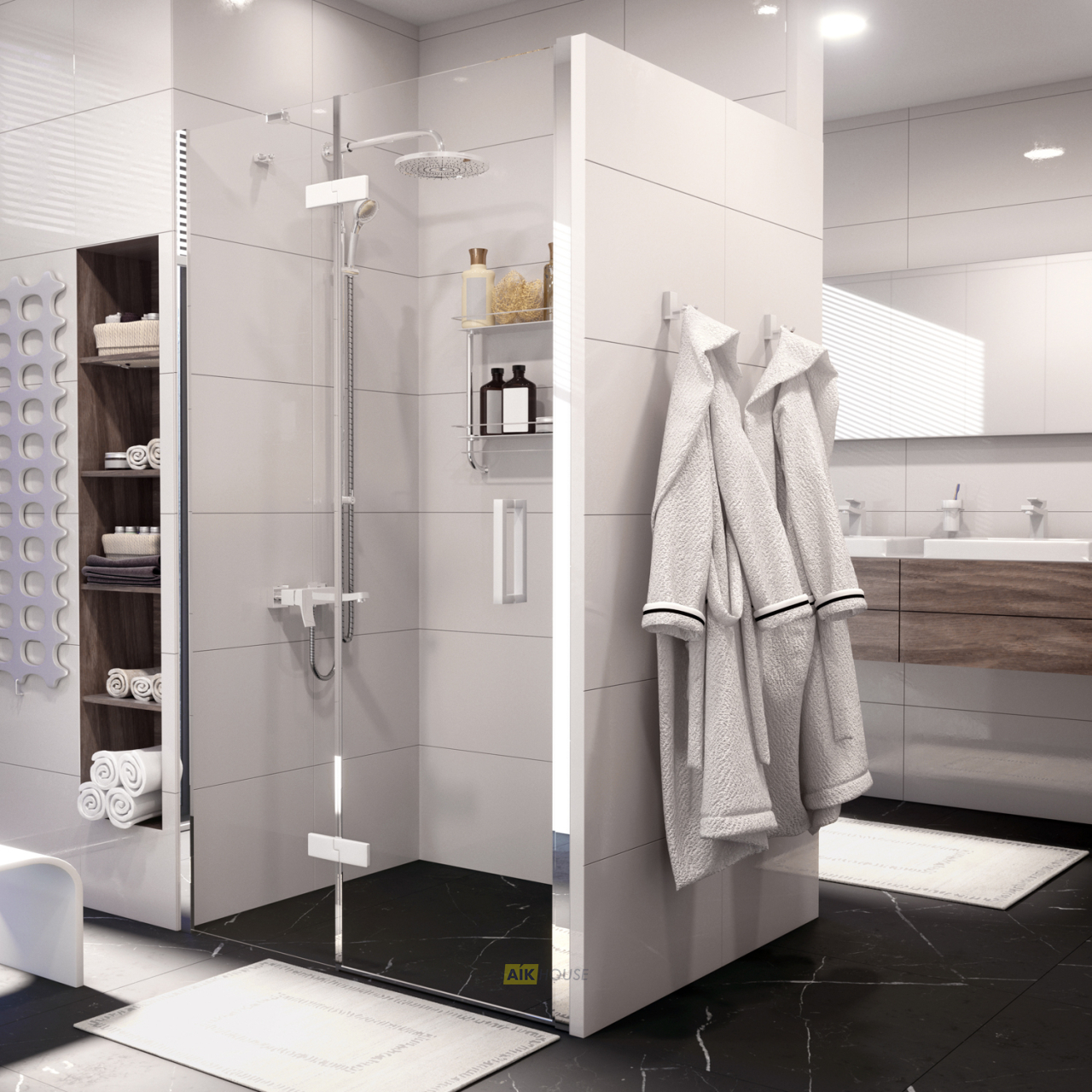 WasserKRAFT Душевая дверь Aller 10H05LWHITE