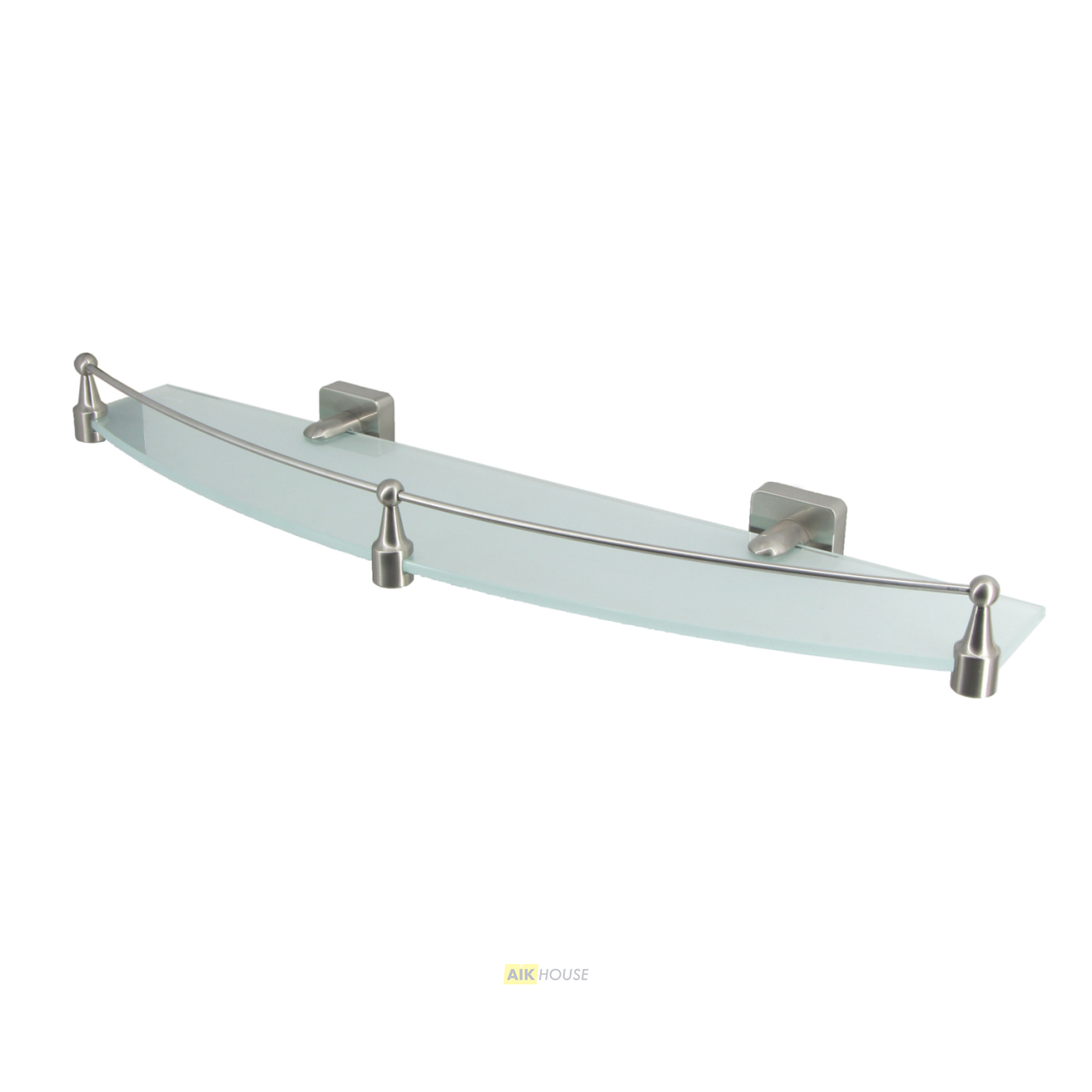 WasserKRAFT Rhin K-8744 Полка стеклянная c бортиком