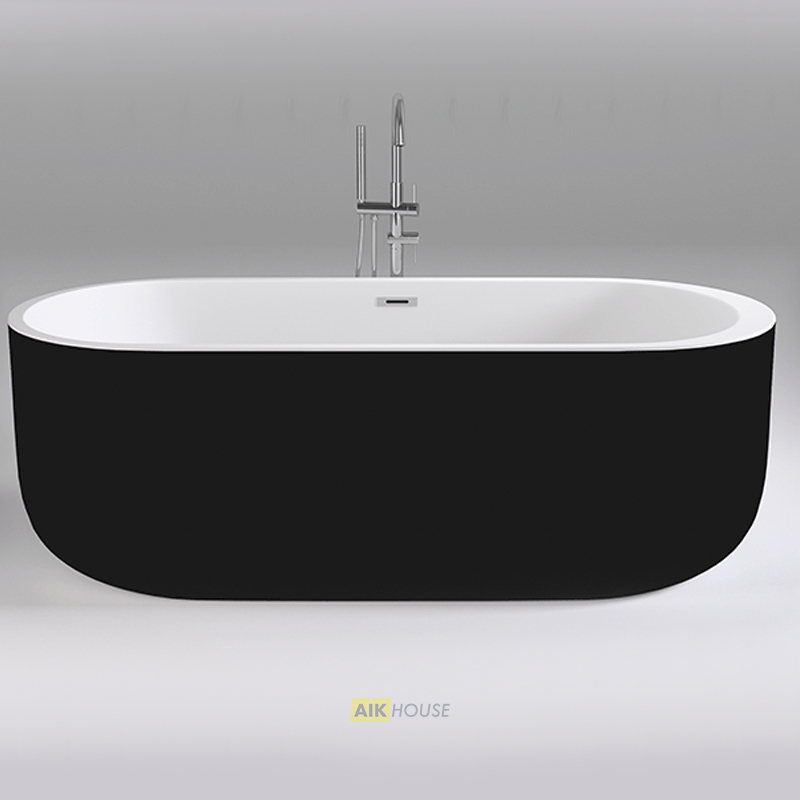 Акриловая ванна B&W SB109 Black (1700x800x580)