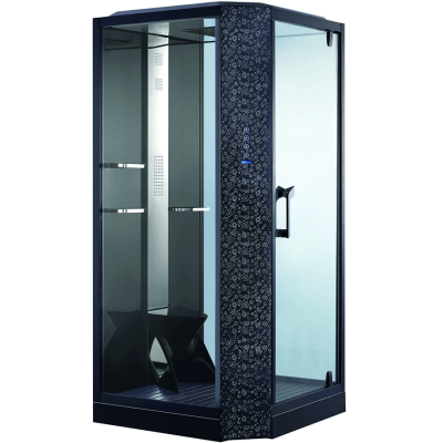 Душевая кабина Orans SR-89101RS Black (1000x1000x2200)