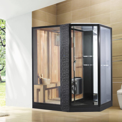 Душевая кабина Orans SR-89103LS Black (1800x1300x2200)