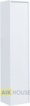 Шкафы-пенал Aquanet Lino (Flat) 35 белый глянец