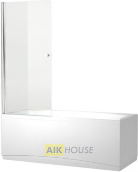 Шторка для ванны Aquanet Alfa 1 NF6211, прозрачное стекло
