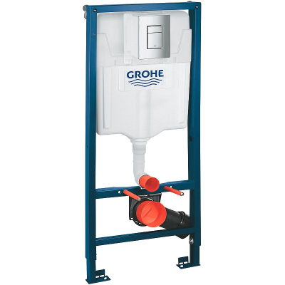 Система инсталляции для унитаза  Grohe Solido 3 в 1 38811000 для унитаза с клавишей смыва Хром
