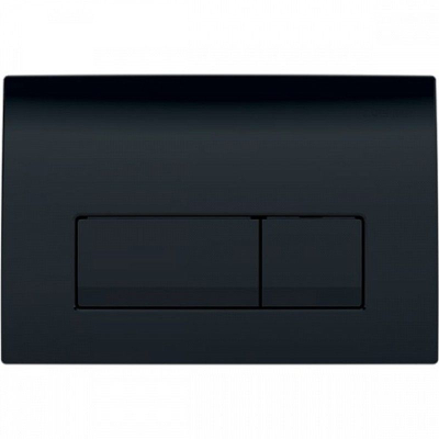 Клавиша смыва Geberit Delta 50 115.119.DW.1 черная глянцевая