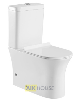 Чаша напольного унитаза Aquanet Rimless Roll-C CL-12249B