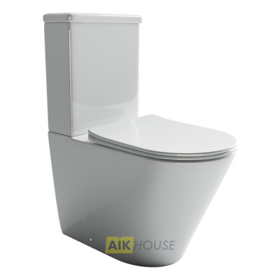 Унитаз компакт Ceramica Nova Highlight CN1802 с бачком и сиденьем микролифт