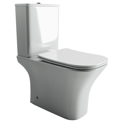 Унитаз компакт Ceramica Nova Alfa CN9002 с бачком и сиденьем Микролифт