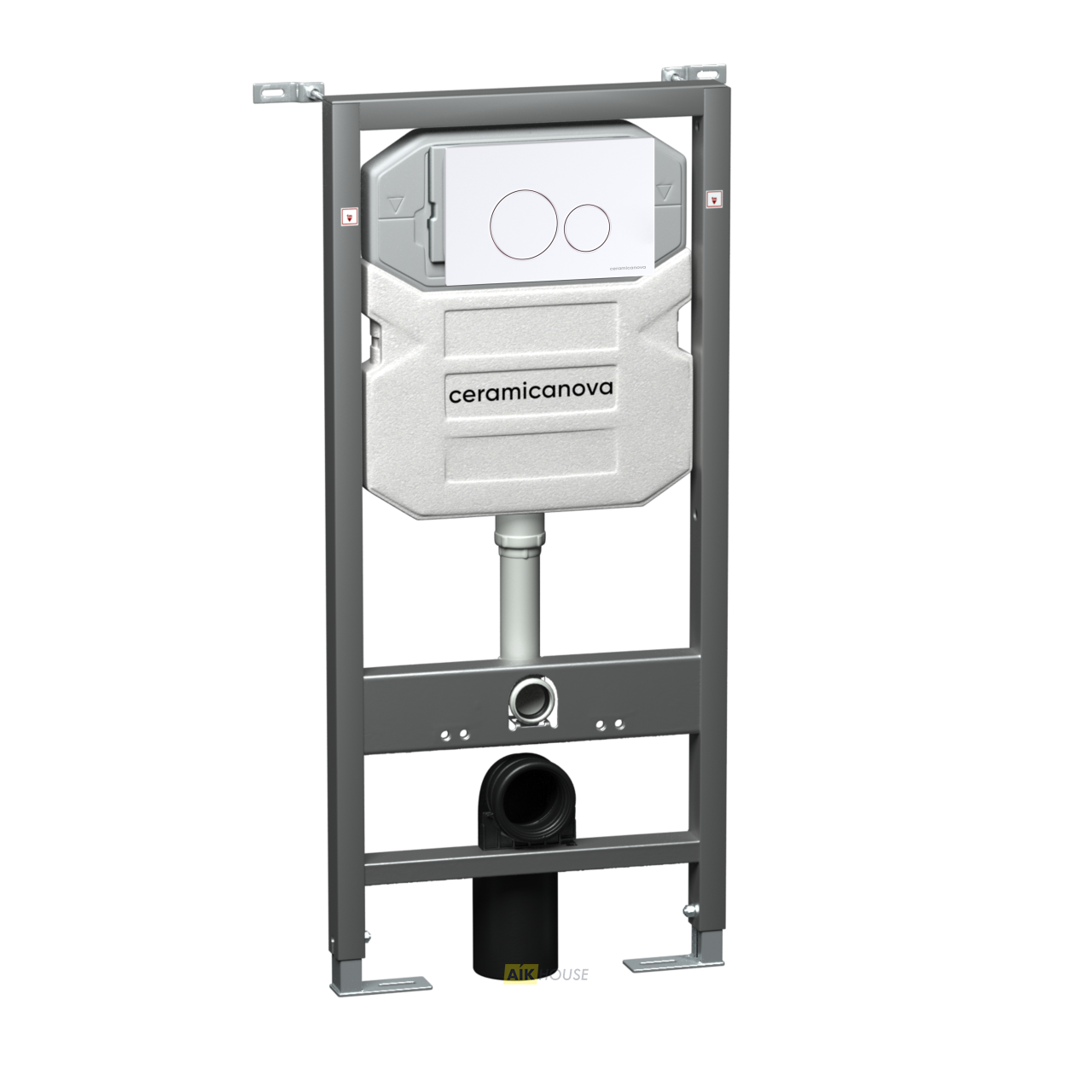 Инсталляция Ceramica Nova Envision CN1001W для унитаза с Белой клавишей смыва
