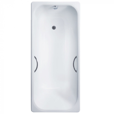Ванна чугунная Delice Aurora 1600х750 с отверстиями под ручки
