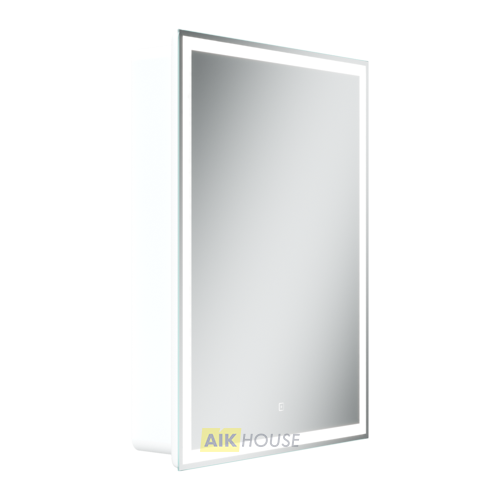 Зеркальный шкаф Sancos Diva 60 DI600 с подсветкой Белый с сенсорным выключателем