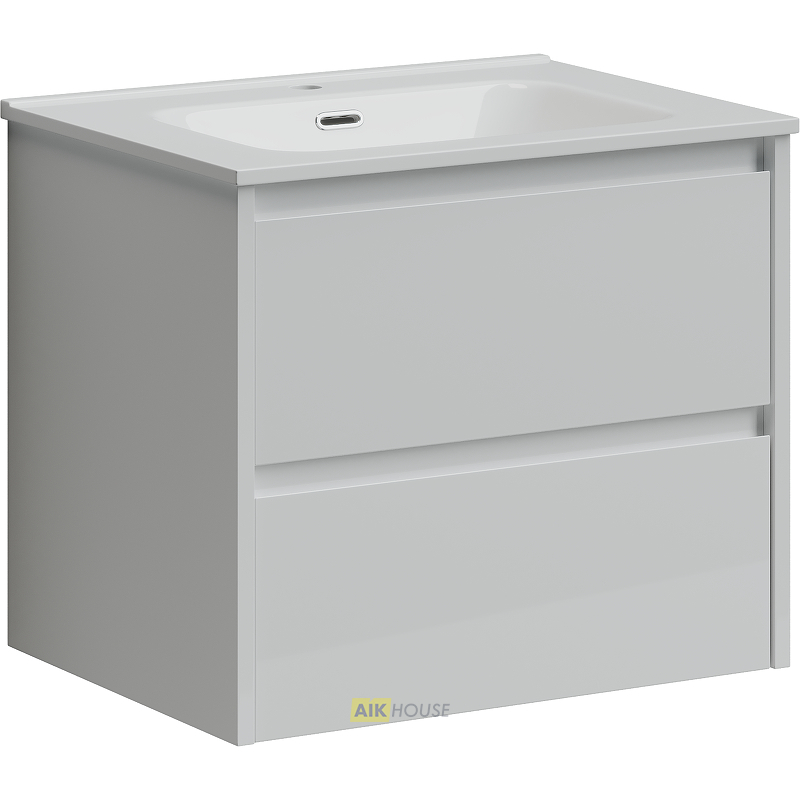 Тумба с раковиной Sancos Libra, 59 см., эмаль белый, LB60W
