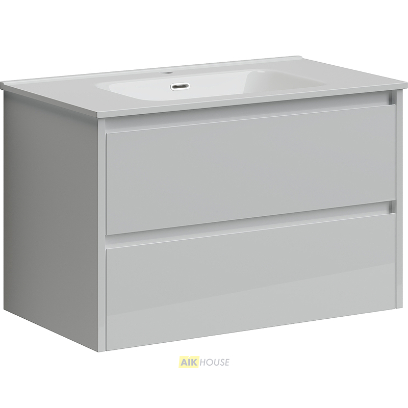 Тумба с раковиной Sancos Libra, 79 см., эмаль белый, LB80W