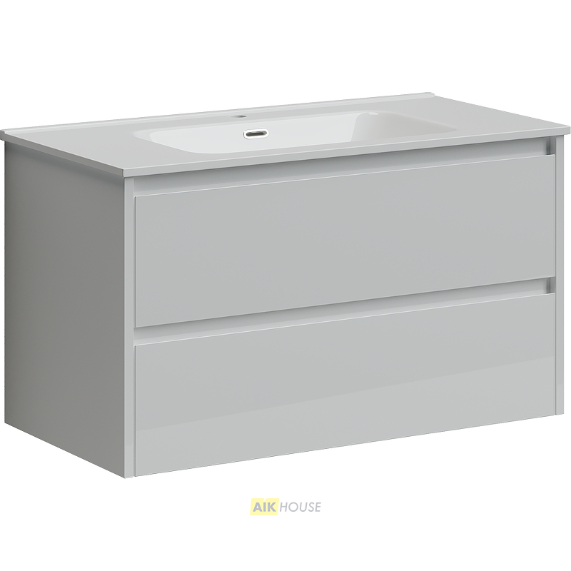 Тумба с раковиной Sancos Libra, 89 см., эмаль белый, LB90W