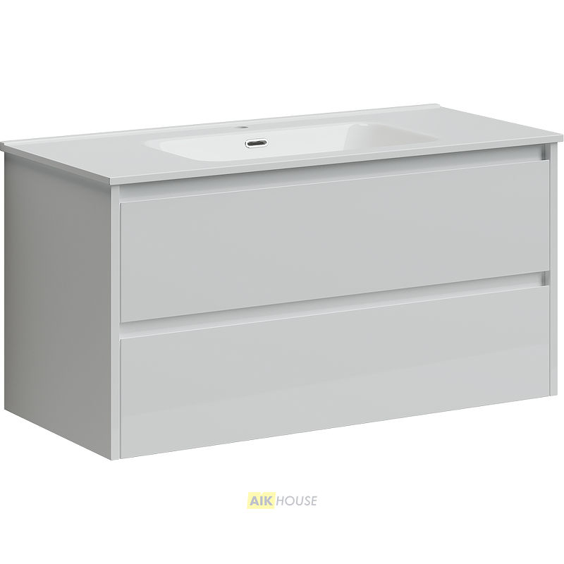 Тумба с раковиной Sancos Libra, 99 см., эмаль белый, LB100W